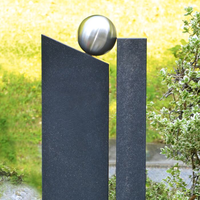 Urnengrabstein Marmor Bildhauer und Steinmetz Schneider Werneck-Schleerieth